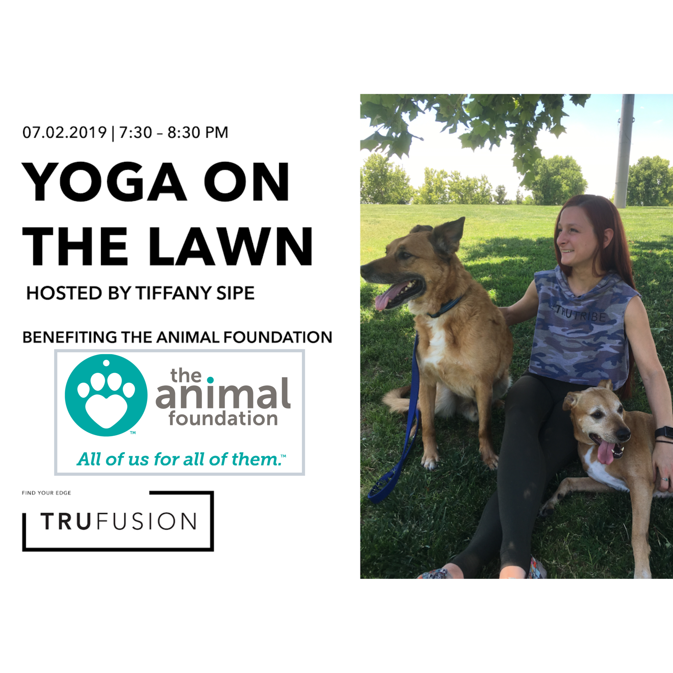 Yoga on the Lawn Flier