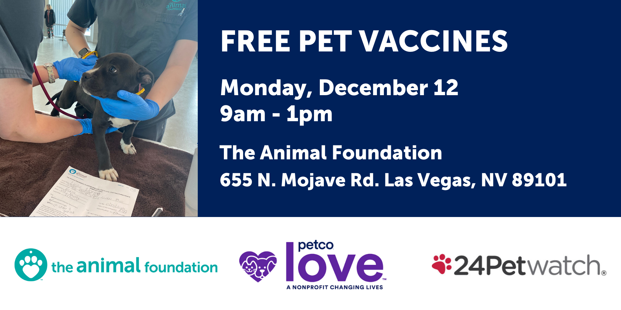 Free Pet Vaccine and Microchip Clinic