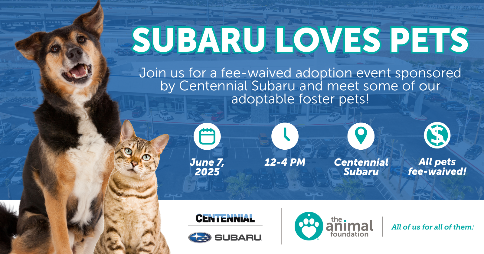 Subaru Loves Pets Adoption Event