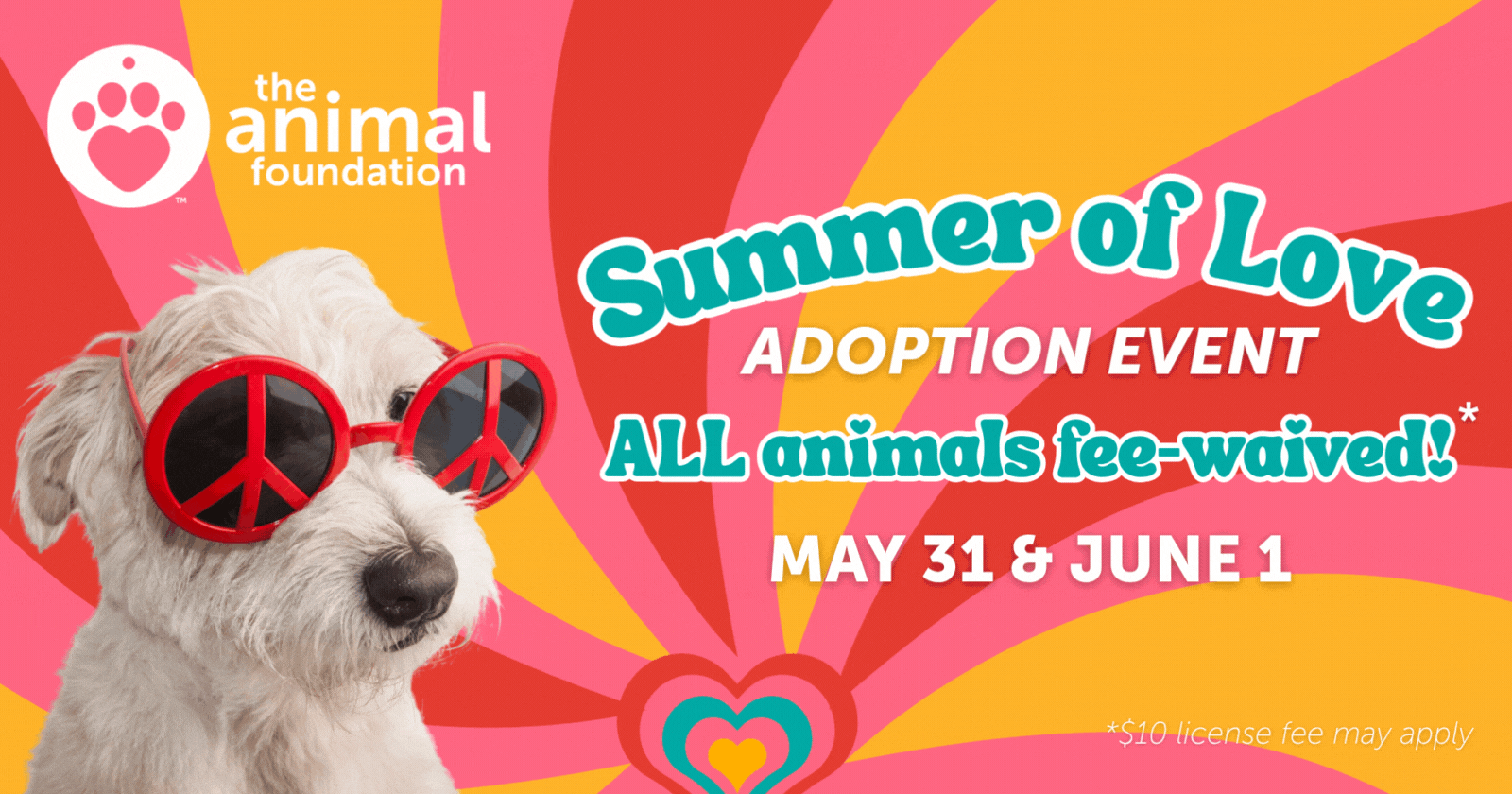 Summer of Love Fee-Waived Adoption Event